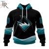 NHL San Jose Sharks Special Blackout Design Hoodie