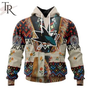 NHL San Jose Sharks Special Native Costume Design Hoodie