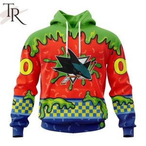 NHL San Jose Sharks Special Nickelodeon Design Hoodie