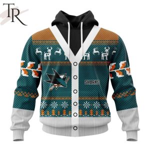 NHL San Jose Sharks Specialized Unisex Sweater For Chrismas Season Hoodie