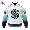 NHL Seattle Kraken Personalized 2023 Away Kits Hoodie