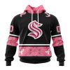 NHL Seattle Kraken Personalized Specialized Design In Classic Style With Paisley! WE WEAR PINK BREAST CANCER Hoodie