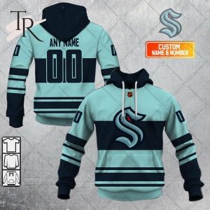 NHL Seattle Kraken Reverse Retro 2223 Style Hoodie 3D