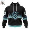 NHL Seattle Kraken Special Black And Gradient Design Hoodie