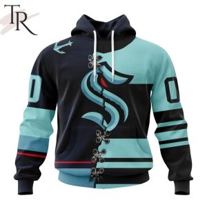 NHL Seattle Kraken Special Home Mix Reverse Retro Personalized Kits Hoodie