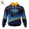 NHL St. Louis Blues Personalize New Gradient Series Concept Hoodie