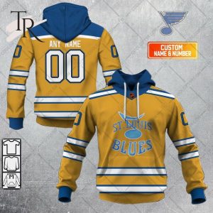 NHL St. Louis Blues Reverse Retro 2223 Style Hoodie 3D