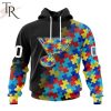 NHL St. Louis Blues Special Black Autism Awareness Design Hoodie