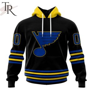 NHL St. Louis Blues Special Blackout Design Hoodie