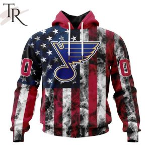 NHL St. Louis Blues Special Design For Independence Day The Fourth Of July Hoodie