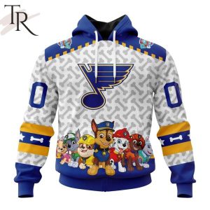 NHL St. Louis Blues Special PawPatrol Design Hoodie