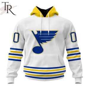 NHL St. Louis Blues Special Whiteout Design Hoodie