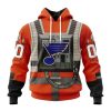 NHL St. Louis Blues Star Wars Rebel Pilot Design Personalized Hoodie