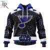 NHL St. Louis Blues X Star Wars Meteor Shower Design Hoodie