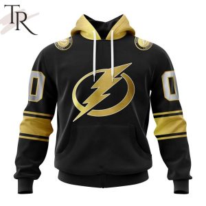 NHL Tampa Bay Lightning Special Black And Gold Design Hoodie