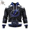 NHL Tampa Bay Lightning X Star Wars Meteor Shower Design Hoodie