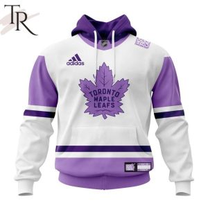 NHL Toronto Maple Leafs Personalize 2023 Hockey Fight Cancer Hoodie