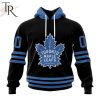 NHL Toronto Maple Leafs Special Blackout Design Hoodie