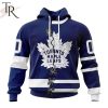 NHL Toronto Maple Leafs Special Home Mix Reverse Retro Personalized Kits Hoodie