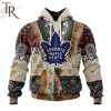 NHL Toronto Maple Leafs Special Native Costume Design Hoodie