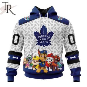 NHL Toronto Maple Leafs Special PawPatrol Design Hoodie