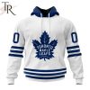 NHL Toronto Maple Leafs Special Whiteout Design Hoodie