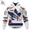 NHL Toronto Maple Leafs Specialized Design Jersey With Your Ribs For Halloween Hoodie