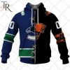 NHL Vancouver Canucks Mix CFL BC Lions Hoodie