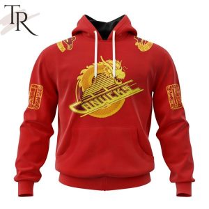 NHL Vancouver Canucks Special 2024 Lunar New Year Personalized Kits Hoodie