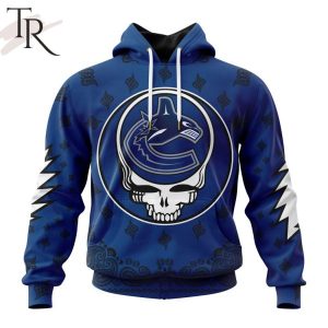 NHL Vancouver Canucks Special Grateful Dead Design Hoodie