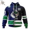 NHL Vancouver Canucks Special Home Mix Reverse Retro Personalized Kits Hoodie