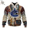 NHL Vancouver Canucks Special Native Costume Design Hoodie