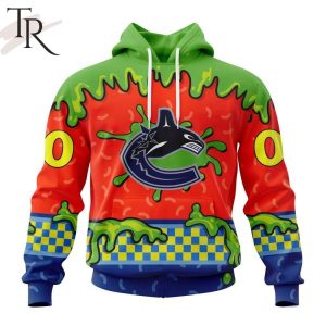 NHL Vancouver Canucks Special Nickelodeon Design Hoodie