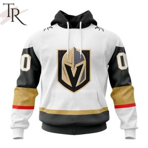 NHL Vegas Golden Knights Personalized 2023 White Away Kits Hoodie