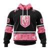 NHL Vegas Golden Knights Personalized Specialized Design In Classic Style With Paisley! WE WEAR PINK BREAST CANCER Hoodie