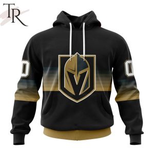 NHL Vegas Golden Knights Special Black And Gradient Design Hoodie