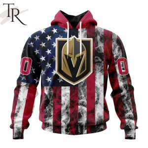 NHL Vegas Golden Knights Special Design For Independence Day The Fourth Of July Hoodie