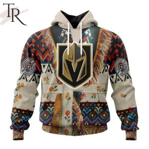 NHL Vegas Golden Knights Special Native Costume Design Hoodie