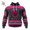 NHL Vegas Golden Knights Special Pink In The Rink Fight Breast Cancer Hoodie