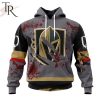 NHL Vegas Golden Knights Specialized Design Jersey With Your Ribs For Halloween Hoodie