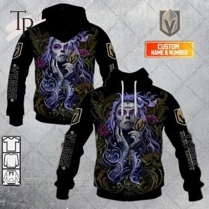 NHL Vegas Golden Knights Tattoo Girl Artwork 2023 Unisex Hoodie