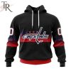 NHL Washington Capitals Special Black And Gradient Design Hoodie