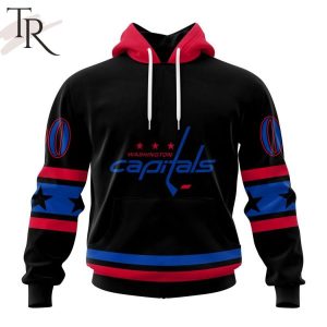 NHL Washington Capitals Special Blackout Design Hoodie