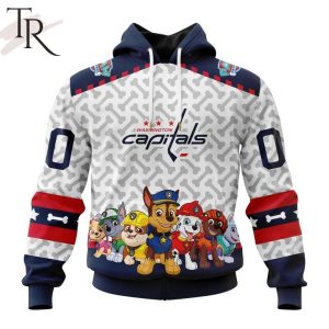 NHL Washington Capitals Special PawPatrol Design Hoodie