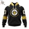 NHL Winnipeg Jets Special Black And Gold Design Hoodie