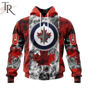 NHL Winnipeg Jets Special Design For Canada Day Hoodie