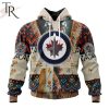 NHL Winnipeg Jets Special Native Costume Design Hoodie