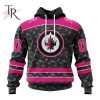 NHL Winnipeg Jets Special Pink In The Rink Fight Breast Cancer Hoodie