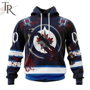 NHL Winnipeg Jets Specialized Design Jersey With Your Ribs For Halloween Hoodie