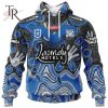 NRL Canterbury-Bankstown Bulldogs Special Indigenous Design 2023 Hoodie 3D